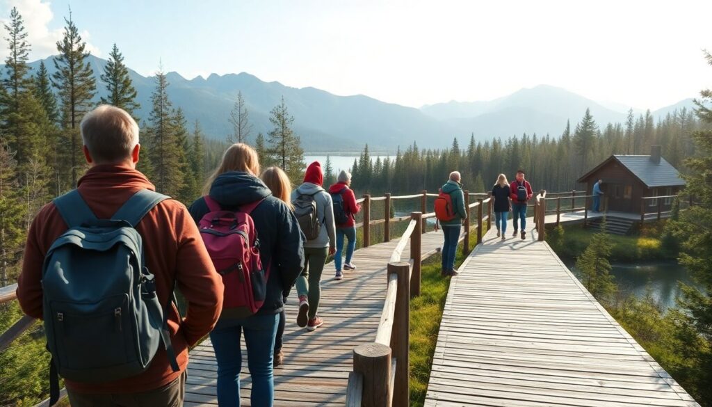 Экологичный туризм: как путешествовать с минимальным следом - иллюстрация