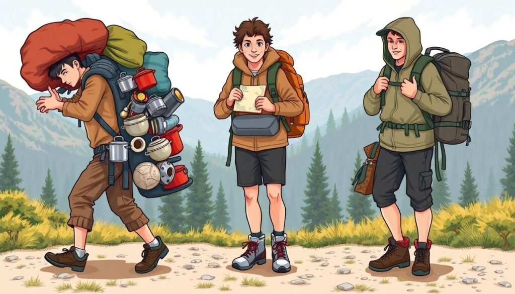 Экстремальный туризм: как подготовиться к треккингу в горах - иллюстрация