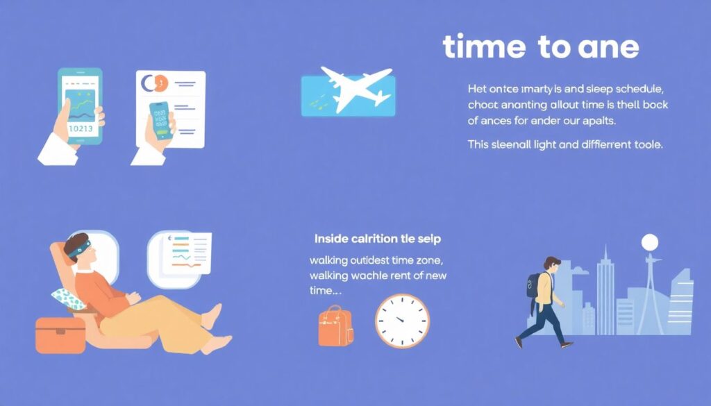Как пережить смену часовых поясов: советы для комфортного путешествия - иллюстрация