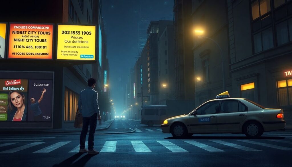 Похождения в городе: секреты безопасного ночного путешествия - иллюстрация