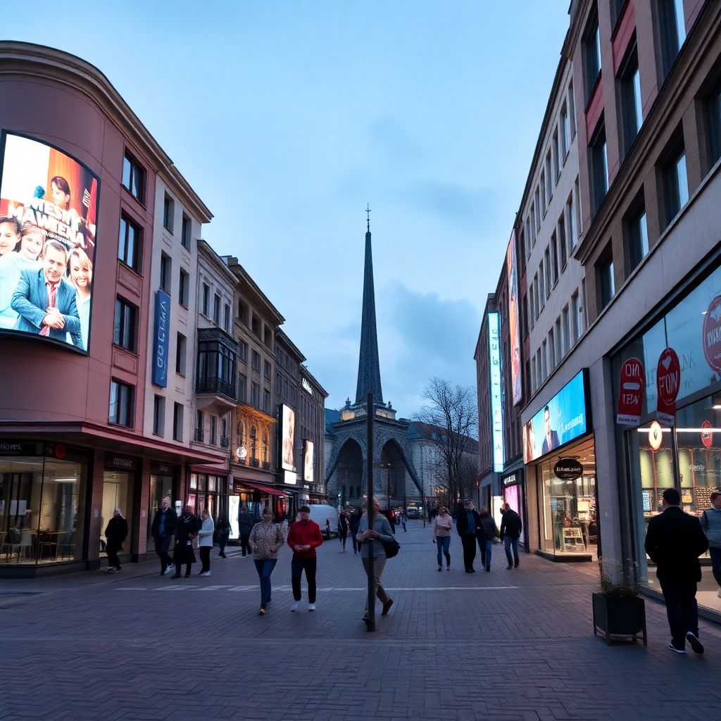 Рекламный экран для улицы: Ваш бизнес всегда в центре внимания