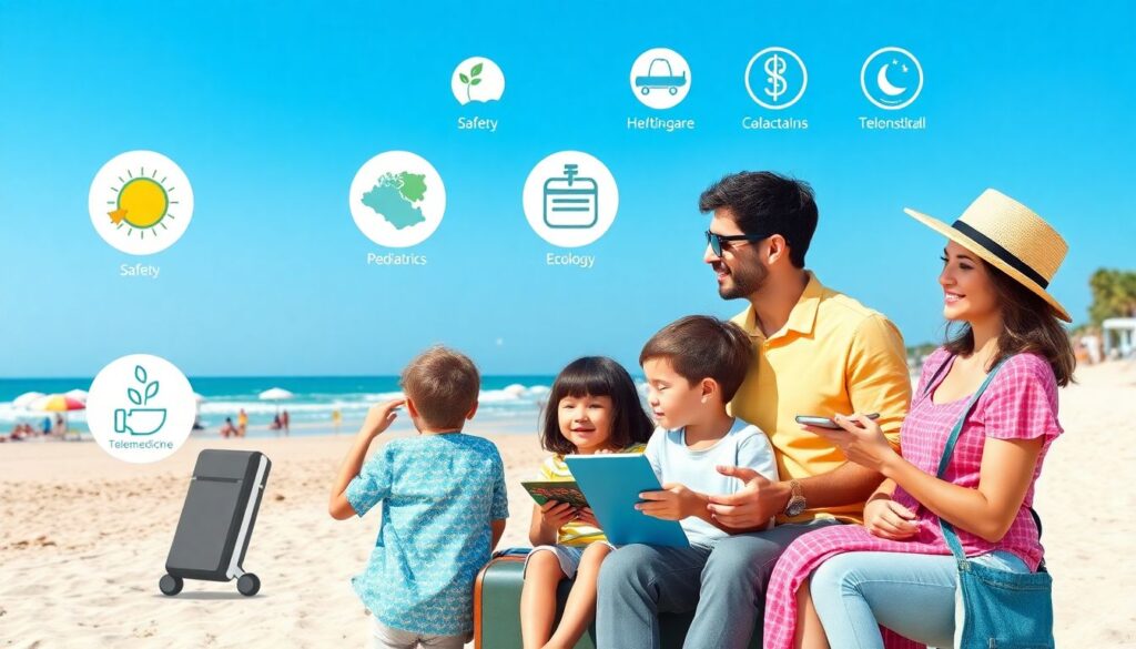 Путешествия с детьми: как безопасно путешествовать с непоседами - иллюстрация