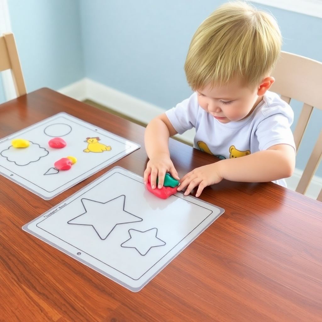 Пластилиновые коврики playdough mats: как распечатать и развивать руку ребёнка
